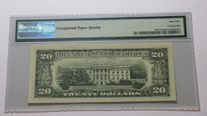 $20 1990 Chicago Illinois Federal Reserve Currency Bank Note Bill PMG UNC65EPQ