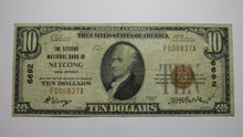 Load image into Gallery viewer, $10 1929 Netcong New Jersey NJ National Currency Bank Note Bill Ch. #6692 VF