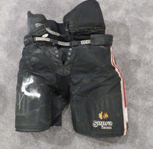 Load image into Gallery viewer, 1992-94 Michel Goulet Chicago Blackhawks Game Used Worn CCM Hockey Pants Matched