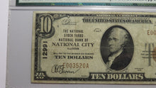 Load image into Gallery viewer, $10 1929 National City Illinois National Currency Bank Note Bill #12991 VF25 PMG