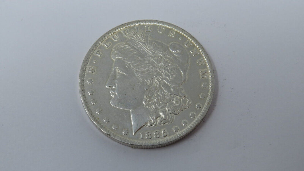 $1 1885-O Morgan Silver Dollar!  90% Circulated US Silver Coin! AU Condition