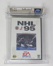 Load image into Gallery viewer, New NHL &#39;95 Sega Genesis Factory Sealed Video Game Wata Graded 8.0 Hockey