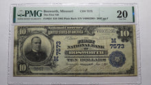 Load image into Gallery viewer, $10 1902 Bosworth Missouri MO National Currency Bank Note Bill Ch #7573 VF20 PMG
