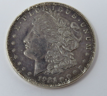 Load image into Gallery viewer, $1 1921-P Morgan Silver Dollar 90% Circulated US Silver Coin Junk Silver Melt
