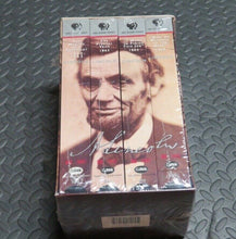 Load image into Gallery viewer, Brand New Factory Sealed Abraham Lincoln 1994 PBS Box Set VHS Video Tape! USA