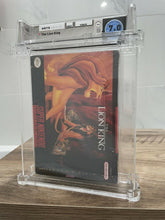 Load image into Gallery viewer, The Lion King Super Nintendo Factory Sealed Video Game Wata 7.0 Graded A+ Seal!