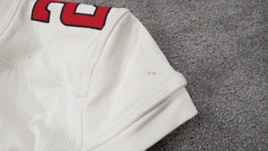 2017 Lawrence Stevens Rutgers Scarlet Knights Game Used Worn Football Jersey