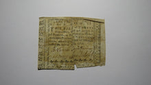 Load image into Gallery viewer, 1760 Twenty Shillings North Carolina NC Colonial Currency Bank Note Bill 20s