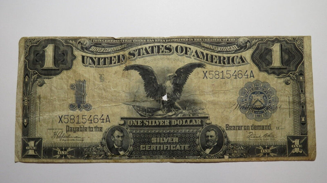 $1 1899 Black Eagle Large Size Silver Certificate Currency Bank Note Bill RARE