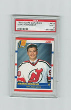 Load image into Gallery viewer, 1990-91 Martin Brodeur New Jersey Devils Score Canadian Rookie Card PSA 9 Mint!