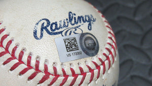2020 Rio Ruiz Baltimore Orioles Game Used Walk MLB Baseball! Wild Pitch Mets!