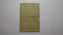 Load image into Gallery viewer, 1786 Two Shillings Six Pence Rhode Island Colonial Currency Bank Note Bill 2s6d