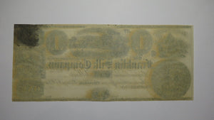 $1 18__ Franklin Ohio OH Obsolete Currency Bank Note Bill Silk Company! UNC++