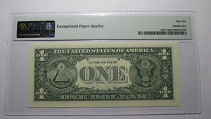 $1 2003 Repeater Serial Number Federal Reserve Currency Bank Note Bill PMG UNC66