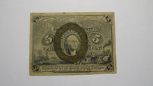 Load image into Gallery viewer, 1863 $.05 Second Issue Fractional Currency Obsolete Bank Note Bill 2nd VF+