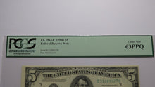 Load image into Gallery viewer, 2 $5 1950 Consecutive Serial Numbers Federal Reserve Bank Note Bills NEW63 PCGS