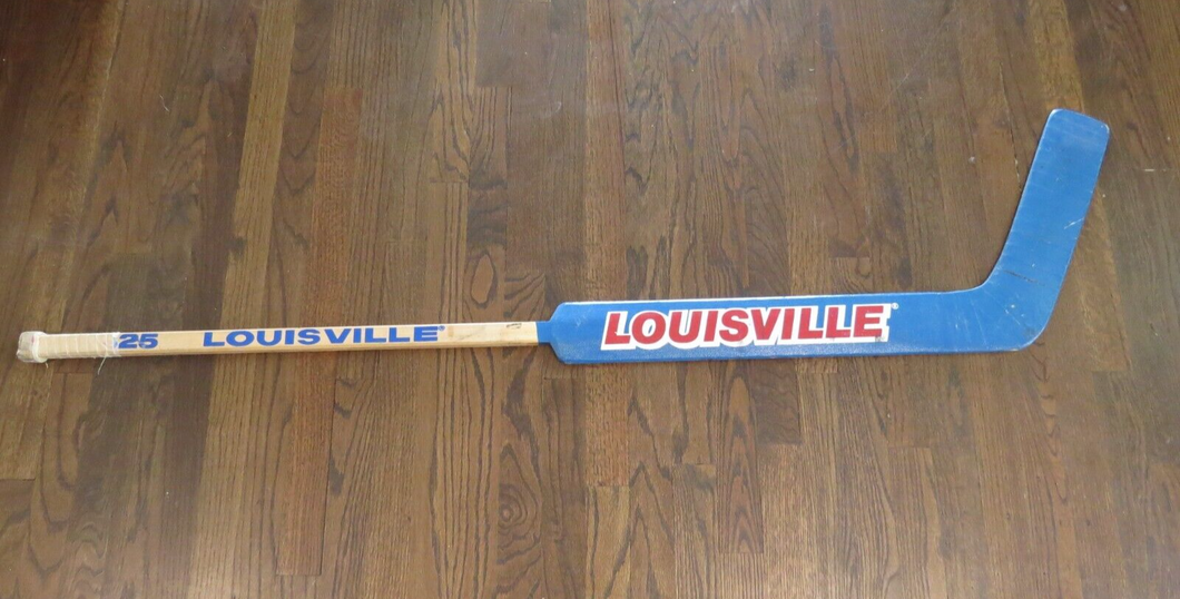 1980's Al Jensen Washington Capitals Game Used Louisville Hockey Goalie Stick