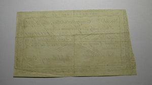 1790 10s Connecticut Comptroller's Office Colonial Currency Note Pomeroy Signed!