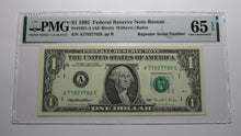 Load image into Gallery viewer, $1 1995 Repeater Serial Number Federal Reserve Currency Bank Note Bill PMG UNC65