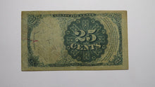 Load image into Gallery viewer, 1874 $.25 Fifth Issue Fractional Currency Obsolete Bank Note Bill 5th FINE