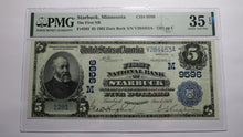Load image into Gallery viewer, $5 1902 Starbuck Minnesota MN National Currency Bank Note Bill Ch. #9596 VF35EPQ