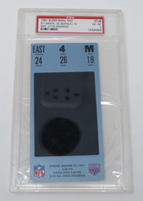 Load image into Gallery viewer, 1991 Super Bowl XXV New York Giants Vs. Buffalo Bills NFL Ticket Stub! PSA 6