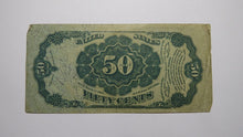 Load image into Gallery viewer, 1874 $.50 Fifth Issue Fractional Currency Obsolete Bank Note Bill Fine Condition