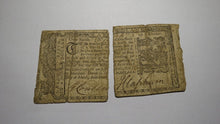 Load image into Gallery viewer, 1770 $1/6 Maryland MD Colonial Currency Bank Note Bill RARE One Sixth Dollar!