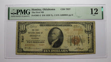Load image into Gallery viewer, $10 1929 Hominy Oklahoma OK National Currency Bank Note Bill Ch. #7927 F12 PMG