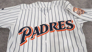 1992 Jose Valentin San Diego Padres Game Used Worn Issued MLB Baseball Jersey!