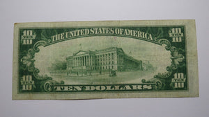 $10 1929 Salem New Jersey NJ National Currency Bank Note Bill Ch. #3922 VF+