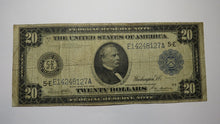 Load image into Gallery viewer, $20 1914 Richmond Federal Reserve Large Bank Note Bill Blue Seal! BEP Ink Error