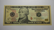 Load image into Gallery viewer, $10 2004-A Low Serial Number Federal Reserve Bank Note Bill Crisp UNC 00003046