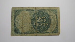 1874 $.25 Fifth Issue Fractional Currency Obsolete Bank Note Bill 5th Good