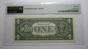 $1 2003 Repeater Serial Number Federal Reserve Currency Bank Note Bill PMG UNC64