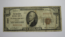 Load image into Gallery viewer, $10 1929 Saint Johnsbury Vermont VT National Currency Bank Note Bill #2295 St.