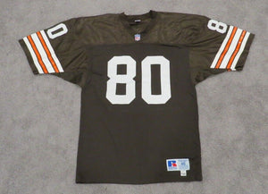 1995 Andre Rison Cleveland Browns Authentic Russell Football Jersey Michigan St.