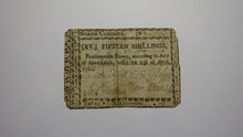Load image into Gallery viewer, 1761 Fifteen Shillings North Carolina NC Colonial Currency Note Bill! RARE 15s!