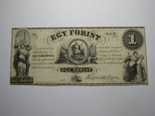 Load image into Gallery viewer, $1 18__ New York NY Obsolete Currency Bank Note Bill Hungarian Fund Egy Forint