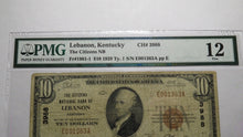 Load image into Gallery viewer, $10 1929 Lebanon Kentucky KY National Currency Bank Note Bill Ch #3988 F12 PMG