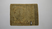Load image into Gallery viewer, $40 1778 Continental Colonial Currency Note Bill Three Dollars Philadelphia PA