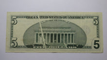 Load image into Gallery viewer, $5 1999 Gutter Fold Error Federal Reserve Bank Note Currency Bill Very Fine+