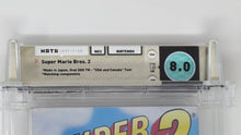 Load image into Gallery viewer, Super Mario Brothers 2 Complete In Box Nintendo Video Game Wata Graded 8.0 CIB