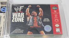 Load image into Gallery viewer, WWF War Zone Wrestling Nintendo 64 Factory Sealed Video Game Wata Graded 7.5 N64