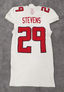 2017 Lawrence Stevens Rutgers Scarlet Knights Game Used Worn Football Jersey