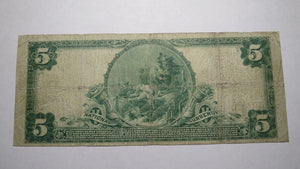 $5 1902 Nicholasville Kentucky KY National Currency Bank Note Bill #1831 RARE!