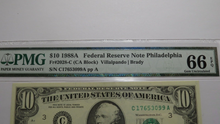 Load image into Gallery viewer, $10 1988-A Federal Reserve Bank Note Bill PMG Graded Gem Uncirculated 66EPQ!