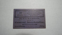 Load image into Gallery viewer, $.10 Early 1900&#39;s Lewisburg Ohio OH F.J. Wilson Company Store Coupon Merchandise