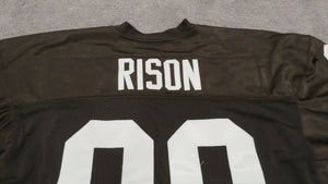 1995 Andre Rison Cleveland Browns Authentic Russell Football Jersey Michigan St.
