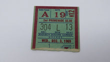 Load image into Gallery viewer, December 3, 1969 New York Rangers Vs. Chicago Blackhawks NHL Hockey Ticket Stub